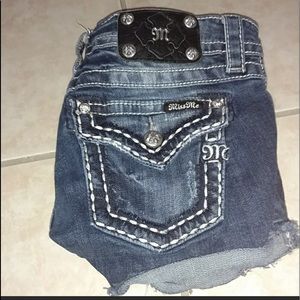 Miss me flag shorts